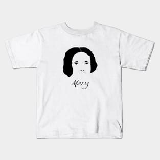 Mary Shelly Kids T-Shirt